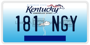 181NGY  license plate in KY