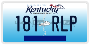 181RLP  license plate in KY