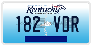 182VDR  license plate in KY
