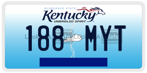 188MYT  license plate in KY