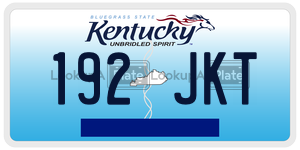 192JKT  license plate in KY