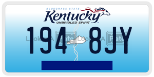 1948JY  license plate in KY