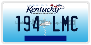 194LMC  license plate in KY