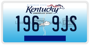 1969JS license plate in Kentucky