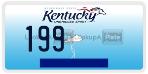 199  license plate in KY