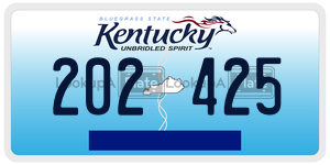 202425  license plate in KY