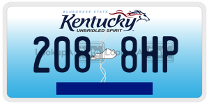 2088HP  license plate in KY