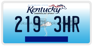 2193HR  license plate in KY