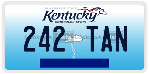 242TAN  license plate in KY