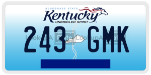 243GMK  license plate in KY