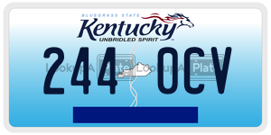 2440CV  license plate in KY