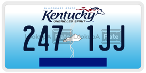 2471JJ  license plate in KY