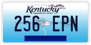256EPN  license plate in KY