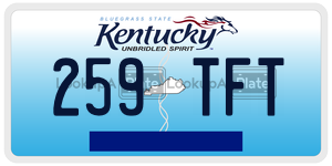 259TFT  license plate in KY