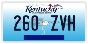 260ZVH  license plate in KY