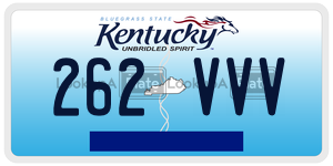 262VVV  license plate in KY