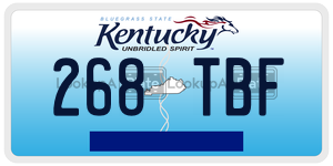 268TBF  license plate in KY