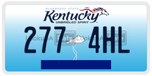 2774HL  license plate in KY