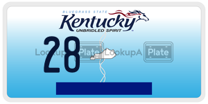 28  license plate in KY