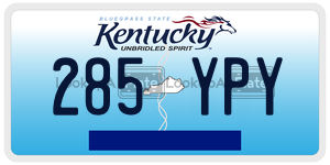 285YPY  license plate in KY