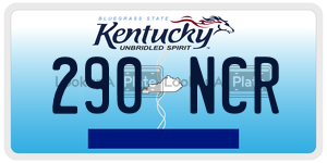 290NCR  license plate in KY