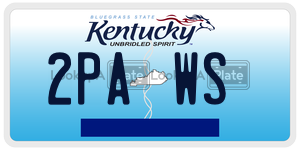 2PAWS  license plate in KY