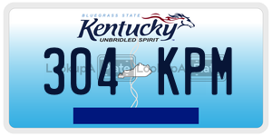304KPM  license plate in KY