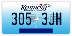 3053JH  license plate in KY