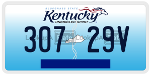 30729V  license plate in KY