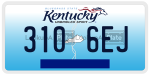 3106EJ  license plate in KY