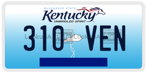 310VEN  license plate in KY