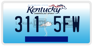 3115FW  license plate in KY