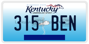 315BEN  license plate in KY