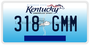 318GMM  license plate in KY