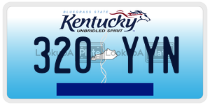 320YYN  license plate in KY