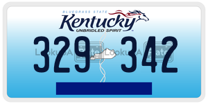 329342  license plate in KY