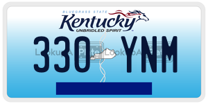 330YNM  license plate in KY
