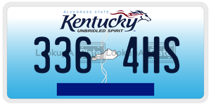 3364HS  license plate in KY