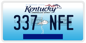 337NFE  license plate in KY