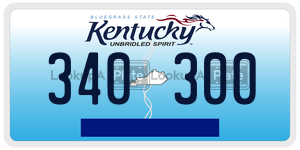 340300 license plate in Kentucky