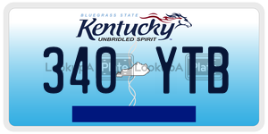 340YTB  license plate in KY