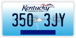 3503JY  license plate in KY