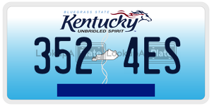 3524ES  license plate in KY