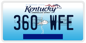 360WFE  license plate in KY