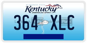 364XLC  license plate in KY