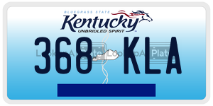 368KLA  license plate in KY