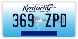 369ZPD  license plate in KY