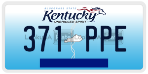 371PPE  license plate in KY