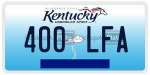 400LFA  license plate in KY