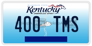 400TMS  license plate in KY